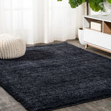 Groovy Solid Shag Area Rug