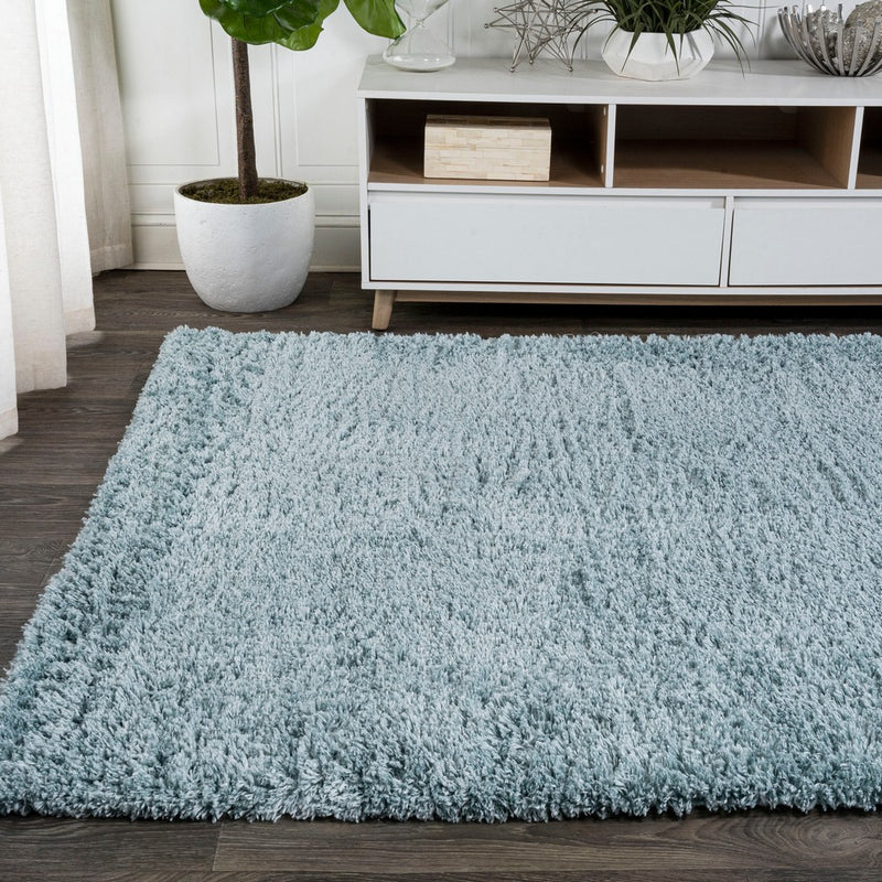 Groovy Solid Shag Area Rug