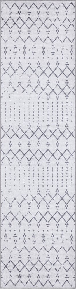 Leila Moroccan Diamond Trellis Machine-washable Area Rug