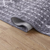 Leila Moroccan Diamond Trellis Machine-washable Area Rug
