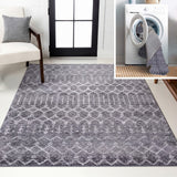 Leila Moroccan Diamond Trellis Machine-washable Area Rug