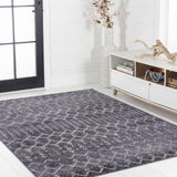 Leila Moroccan Diamond Trellis Machine-washable Area Rug