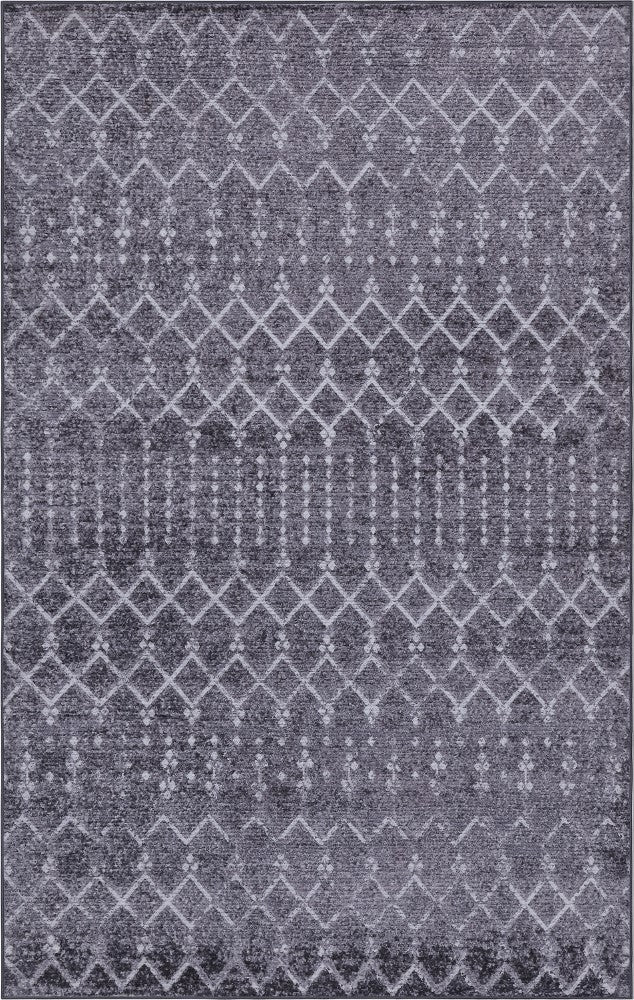 Leila Moroccan Diamond Trellis Machine-washable Area Rug