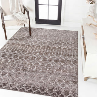 Leila Moroccan Diamond Trellis Machine-washable Area Rug
