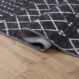 Leila Moroccan Diamond Trellis Machine-washable Area Rug