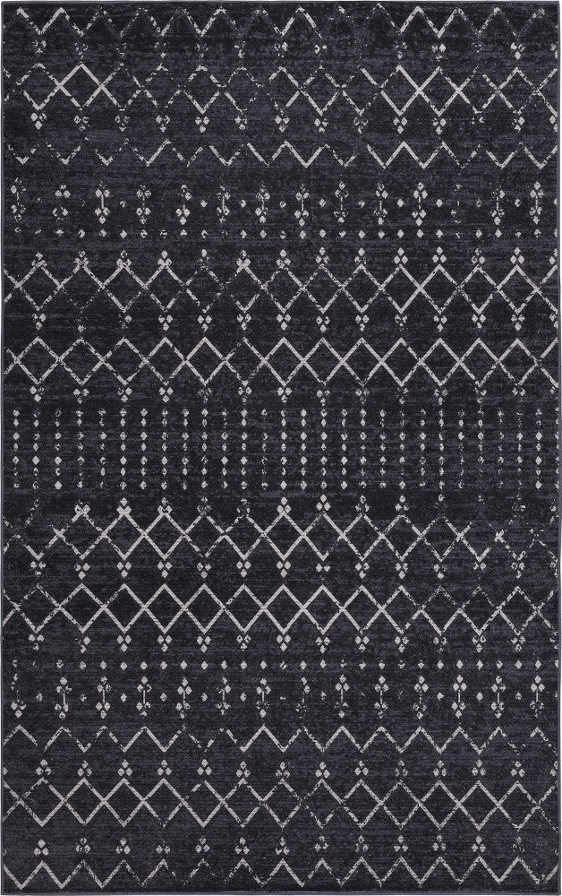 Leila Moroccan Diamond Trellis Machine-washable Area Rug