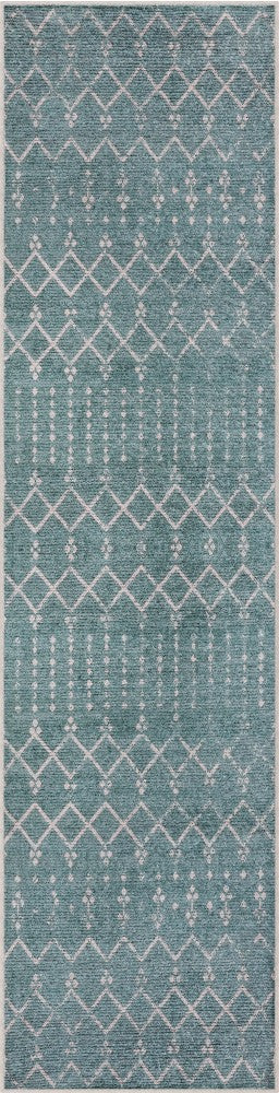 Leila Moroccan Diamond Trellis Machine-washable Area Rug