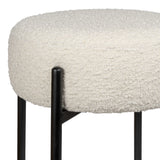 Paola Modern  Metal/Bouclé Cushioned Counter & Bar Stool - JONATHAN Y