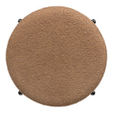 Paola Modern  Metal/Bouclé Cushioned Counter & Bar Stool - JONATHAN Y