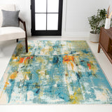 Contemporary Pop Modern Abstract Waterfall Area Rug