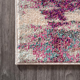 Contemporary Pop Modern Abstract Brushstroke Area Rug
