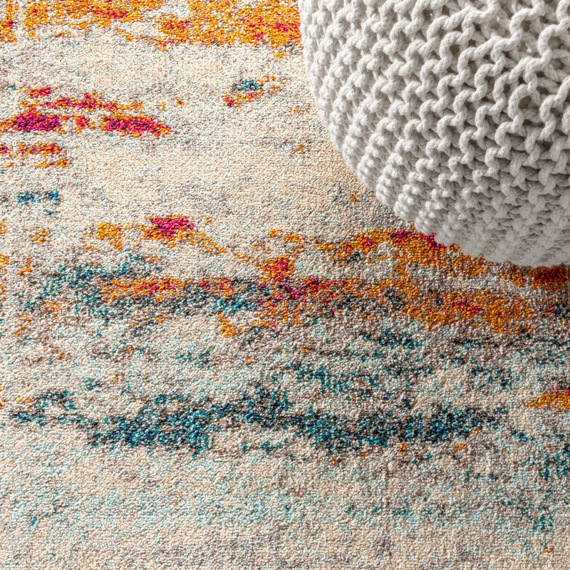 Contemporary Pop Modern Abstract Brushstroke Area Rug