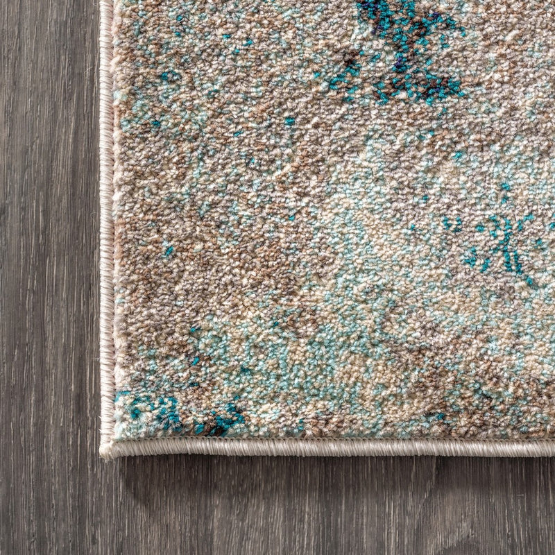 Contemporary Pop Modern Abstract Vintage Faded Area Rug