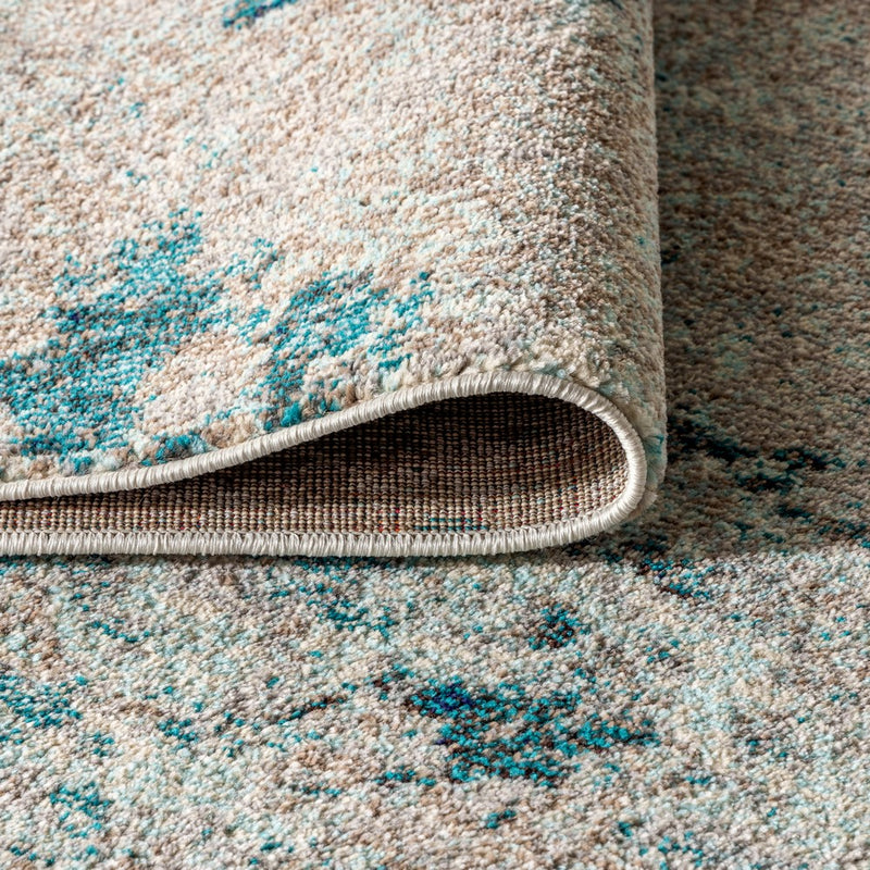 Contemporary Pop Modern Abstract Vintage Faded Area Rug