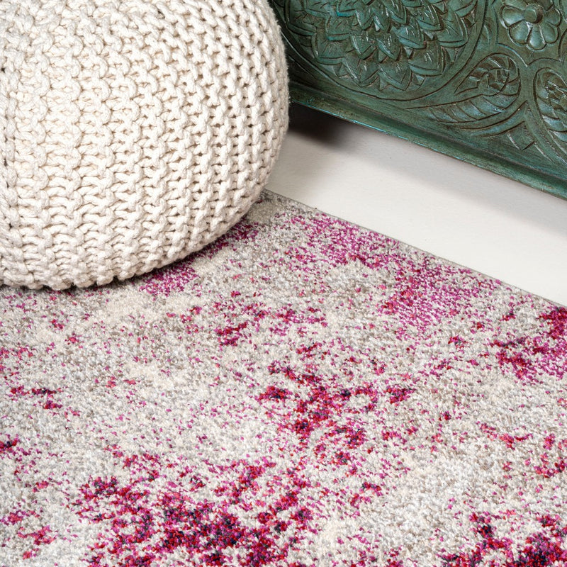 Contemporary Pop Modern Abstract Vintage Faded Area Rug