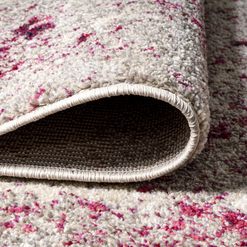 Contemporary Pop Modern Abstract Vintage Faded Area Rug