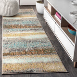 Contemporary Pop Modern Abstract Vintage Area Rug