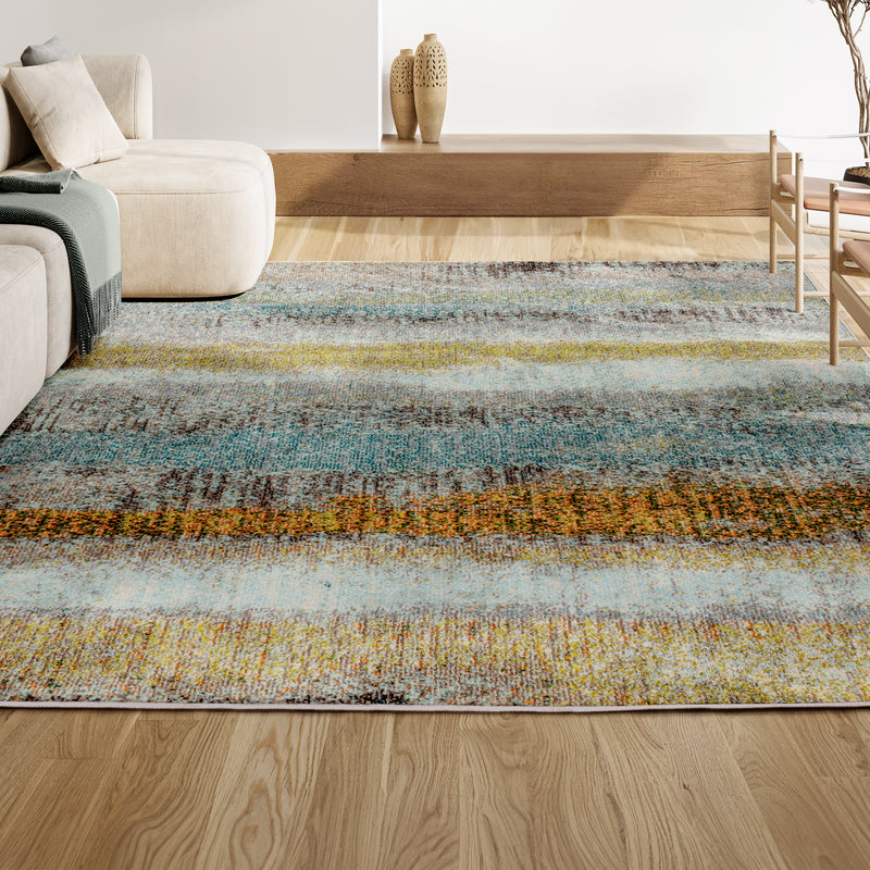 Contemporary Pop Modern Abstract Vintage Area Rug