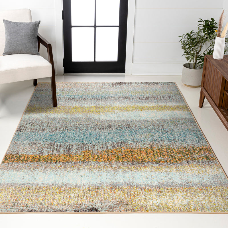 Contemporary Pop Modern Abstract Vintage Area Rug
