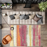 Contemporary Pop Modern Abstract Vintage Area Rug