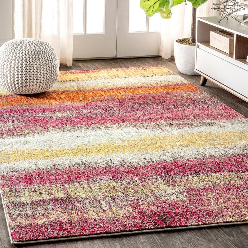 Contemporary Pop Modern Abstract Vintage Area Rug