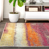 Contemporary Pop Modern Abstract Vintage Area Rug