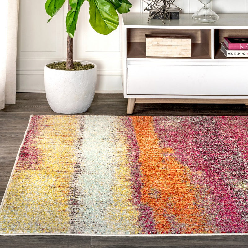 Contemporary Pop Modern Abstract Vintage Area Rug