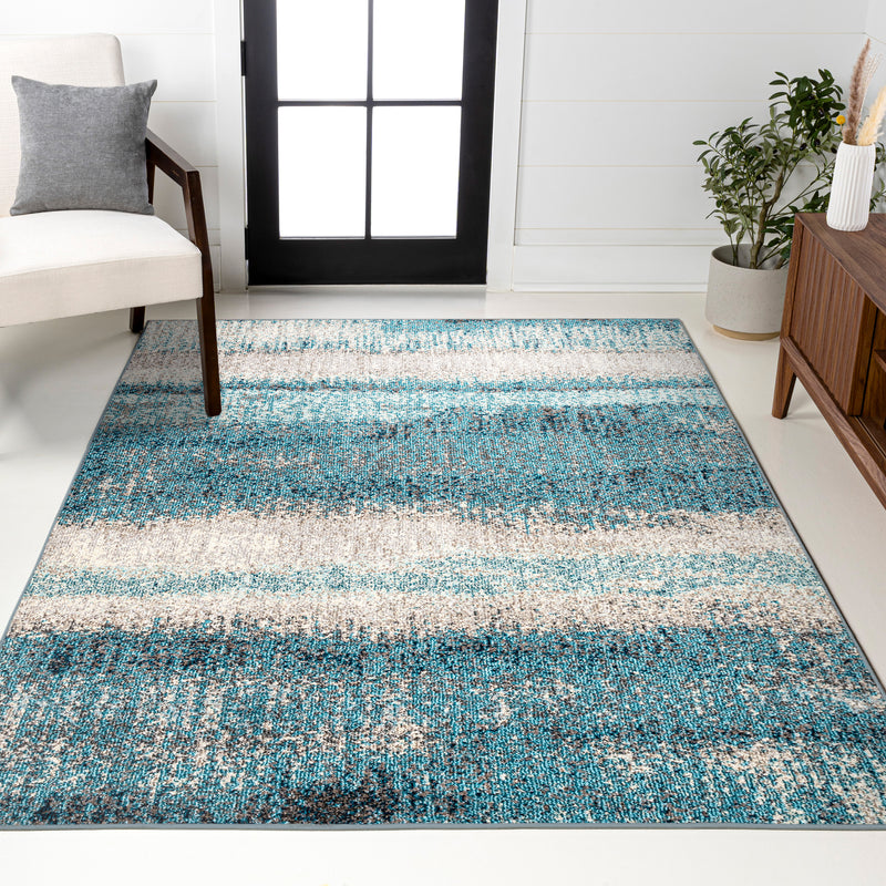Contemporary Pop Modern Abstract Vintage Area Rug