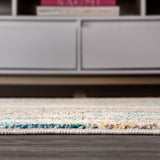 Contemporary Pop Modern Abstract Vintage Waterfall Area Rug