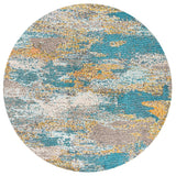 Contemporary Pop Modern Abstract Vintage Waterfall Area Rug
