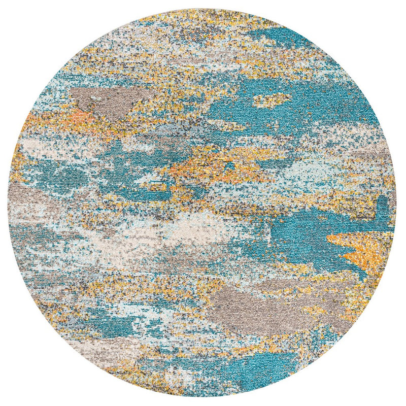 Contemporary Pop Modern Abstract Vintage Waterfall Area Rug