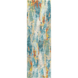 Contemporary Pop Modern Abstract Vintage Waterfall Area Rug