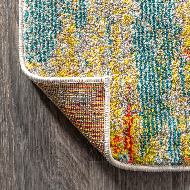 Contemporary Pop Modern Abstract Vintage Waterfall Area Rug