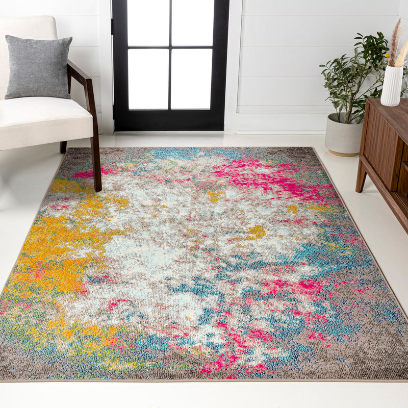 Contemporary Pop Modern Abstract Area Rug