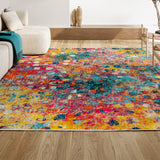 Inspired contemporary Pop Modern Abstract Area Rug