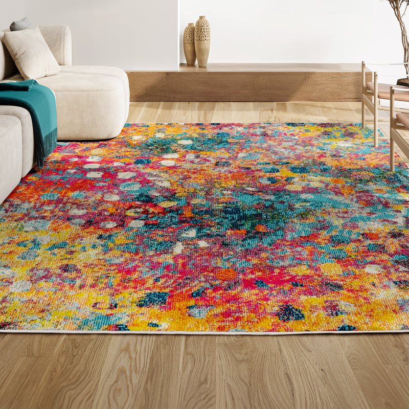 Inspired contemporary Pop Modern Abstract Area Rug