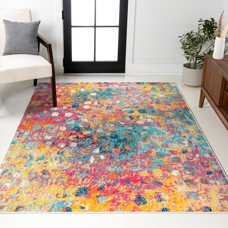 Inspired contemporary Pop Modern Abstract Area Rug