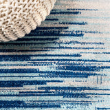 Linear Modern Half-stripe Area Rug