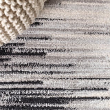 Linear Modern Half-stripe Area Rug