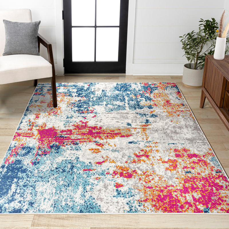 Sunset Modern Abstract Area Rug