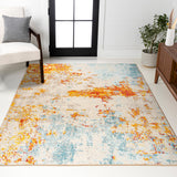 Sunset Modern Abstract Area Rug