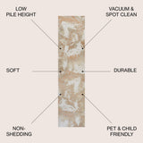 Petalo Abstract Two-tone Modern Area Rug