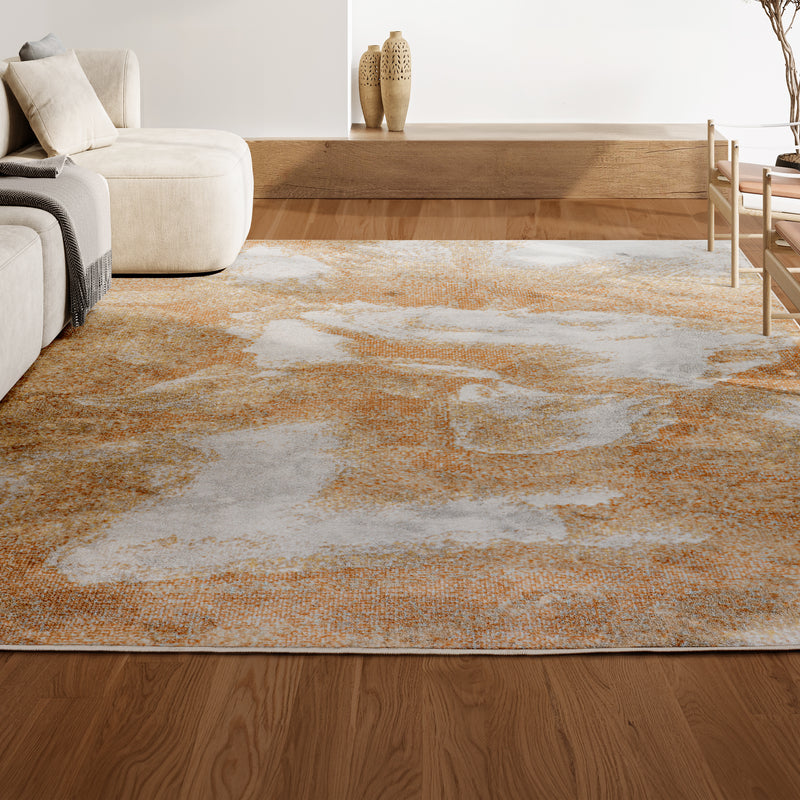 Petalo Abstract Two-tone Modern Area Rug