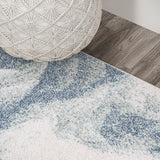 Petalo Abstract Two-tone Modern Area Rug