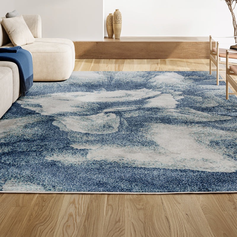 Petalo Abstract Two-tone Modern Area Rug