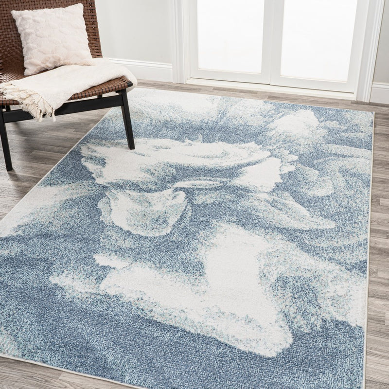 Petalo Abstract Two-tone Modern Area Rug