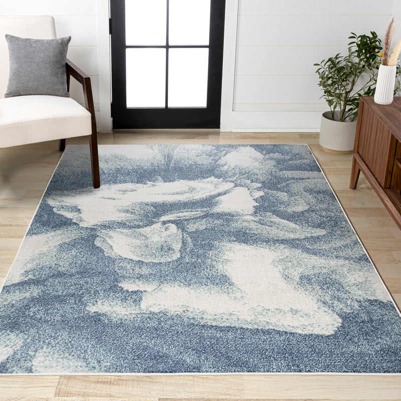 Petalo Abstract Two-tone Modern Area Rug