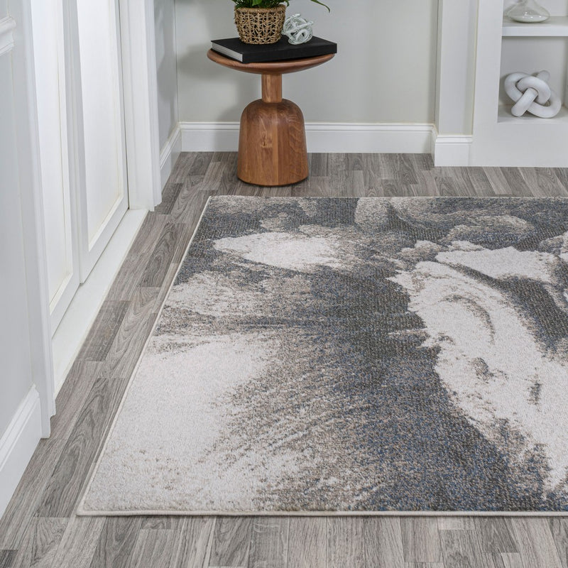 Petalo Abstract Two-tone Modern Area Rug