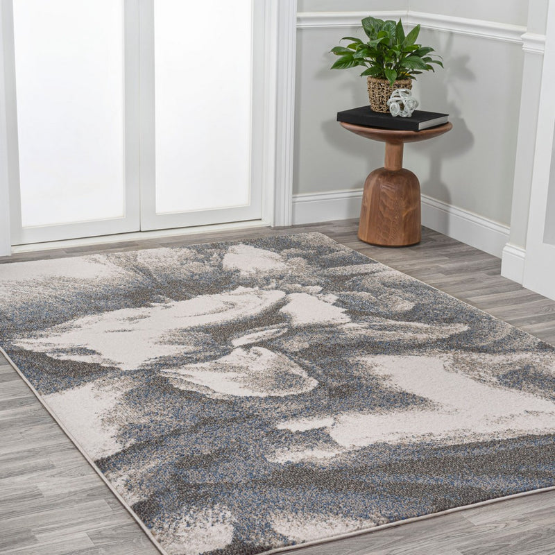 Petalo Abstract Two-tone Modern Area Rug