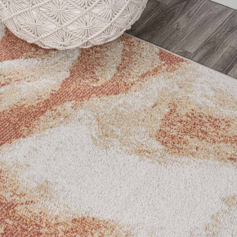Petalo Abstract Two-tone Modern Area Rug